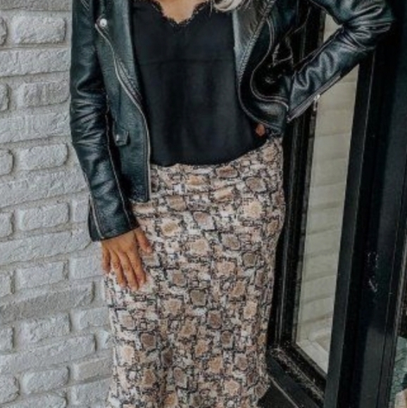 Peyton Jenson Elode Snake print skirt - Picture 3 of 3